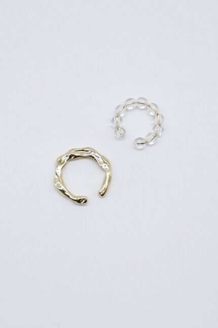 Golden Ear Cuff 2-Piece Set